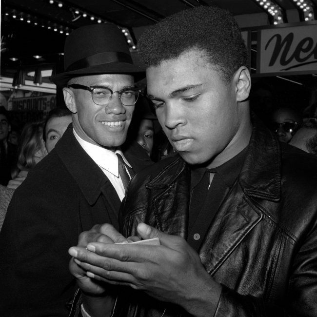 Malcolm X ve ünlü boksör Muhammed Ali | Fotoğraf: AP